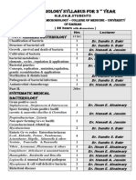 Microbiology Syllabus For 3 Year: General Bacteriology