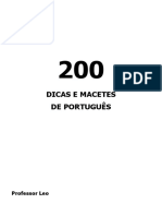 200 Dicas e Macetes de Portugues