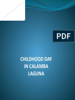 Childhood Days in Calamba