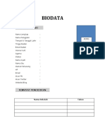 Template Biodata