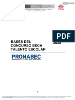 Bases Del Concurso - Beca Talento Escolar