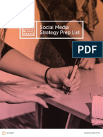 Social Media Strategy Prep List
