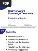 Download Study of ADBs Knowledge Taxonomy by Asian Development Bank SN46631113 doc pdf