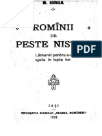 Nicolae Iorga - Românii de Peste Nistru. Lămuriri Pentru A-I Ajuta În Lupta Lor (1918)