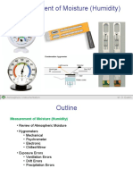 Measurement of Moisture (Humidity) : Atmospheric Instrumentation M. D. Eastin