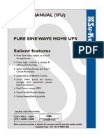 Salient Features: User'S Manual (Ifu)