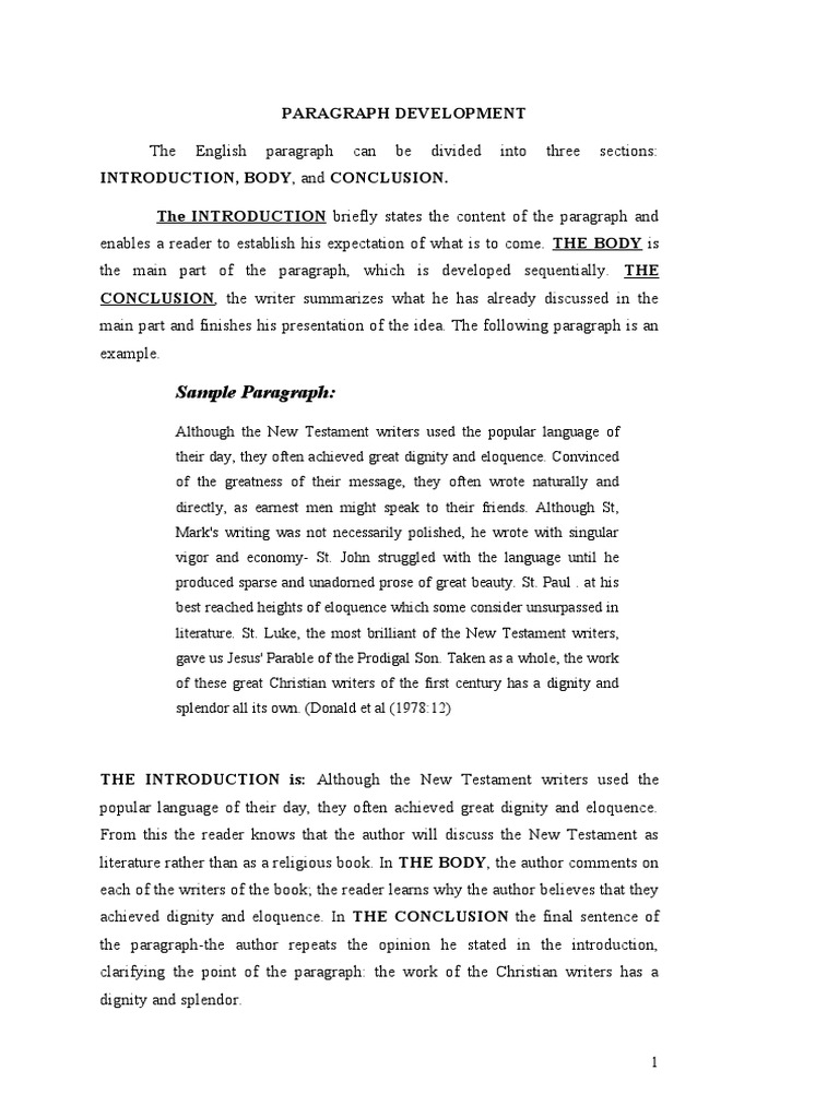 Paragraph Development | PDF | Compassion | Causality