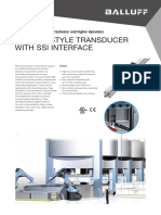 Profile-Style Transducer With Ssi Interface: SSI-SYNC - Good Control Behavior and Higher Dynamics