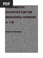 Fundamental Statistics For The Behavioral Sciences v.1.9 PDF