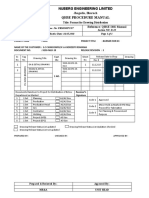 Nuberg Engineering Limited Qhse Procedure Manual