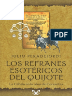 Los Refranes Esotericos Del Quijote PDF