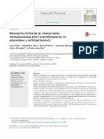 Relevancia Clínica de Las Interacciones Medicamentosas Entre Antiinflamatorios No Esteroideos y Antihipertensivos - Elsevier Enhanced Reader