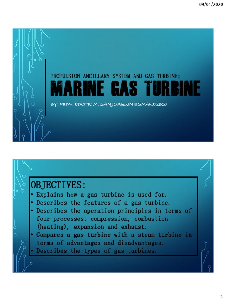 Marine Gas Turbine PDF | PDF | Turbine | Gas Turbine