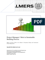 Project Managers' Role in Sustainable Building Process: Mahvin Delnavaz