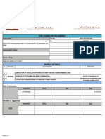 Site Completion Report