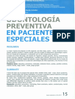 Pacientes Especiales Odontologia