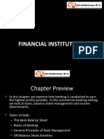 Banking and Management of Financial Institutions