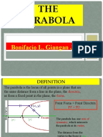 THE Parabola: Bonifacio L. Giangan JR