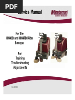 Service Manual: For The HM40B and HM47B Rider Sweeper Sweeper For: Training Troubleshooting Adjustments J