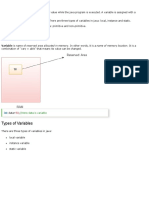 10a. Variables in Java