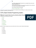 Java OOPs Concepts