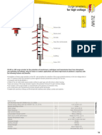 Surge arresters protect high voltage equipment