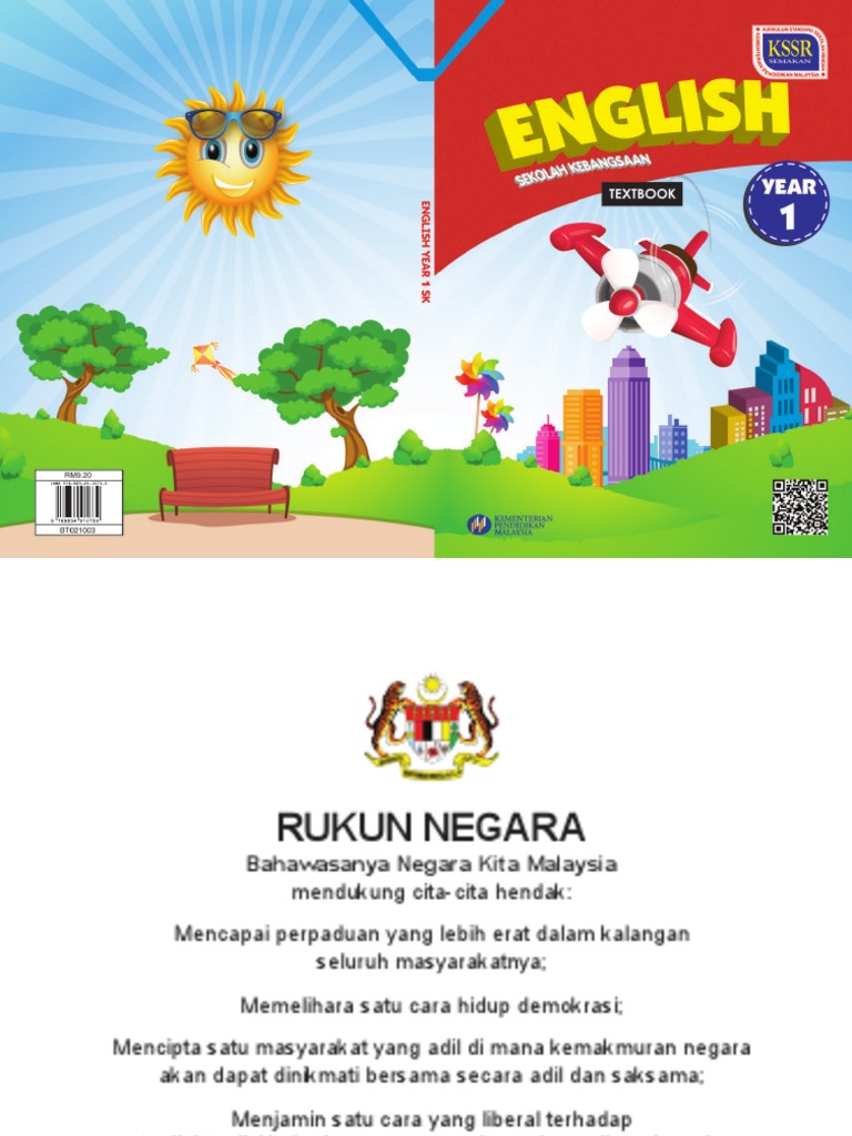 Text Book English Language KSSR Semakan Year 1 SK PDF | PDF | Phonics ...