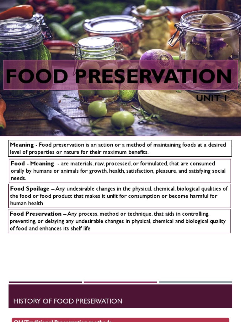 Food Preservation PDF Food Preservation Freezing