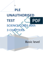 SCIENCE CLASS 10TH SAMPLE UNAUTHORISED TEST - Copy - Copy - Copy-converted
