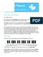 Music Theory in 30 Minutes: Notes, Scales, Keys, Chords