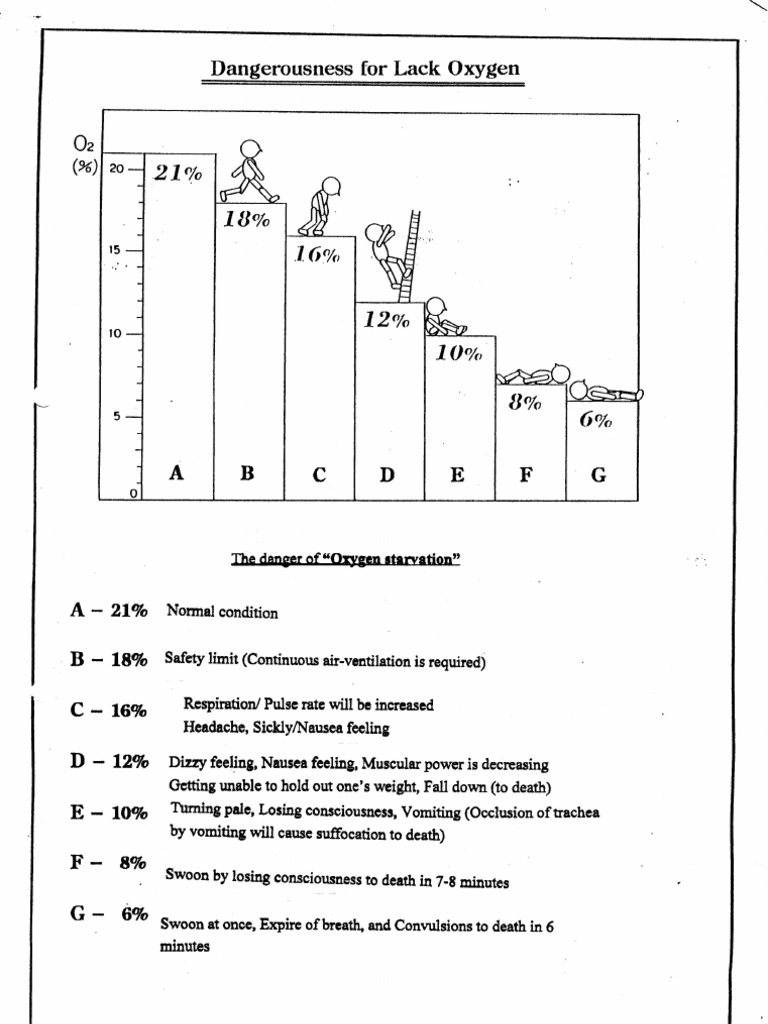 Oxygen Deprivation Effects and Risks | PDF