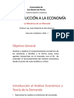 La Mecánica de Un Mercado - Introducción A La Economía - USMP - 2020 - VIRTUAL PDF