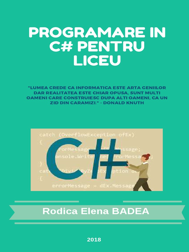 C Programare Liceu PDF | PDF