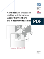 Handbook of Procedures Relating To International Conventions and Recommendations Wcms - 697949