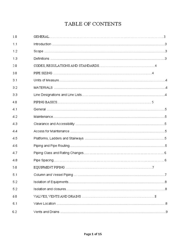 Separator Pipe Design Guidelines | PDF | Pipe (Fluid Conveyance) | Valve