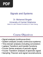 Signals and Systems: Dr. Mohamed Bingabr University of Central Oklahoma