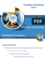 Principles of Marketing Unit 5: Product Life Cycles