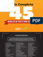 Guia 45 Modelos de Posts para Seu Blog Cta Atualizado e Revisado Aluno PDF