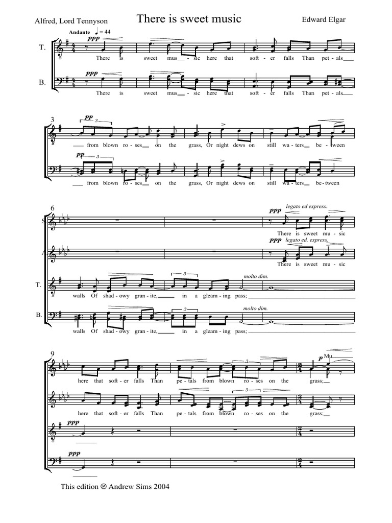 Elgar There Is Sweet