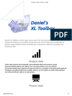 Daniel's XL Toolbox - Daniel's XL Toolbox