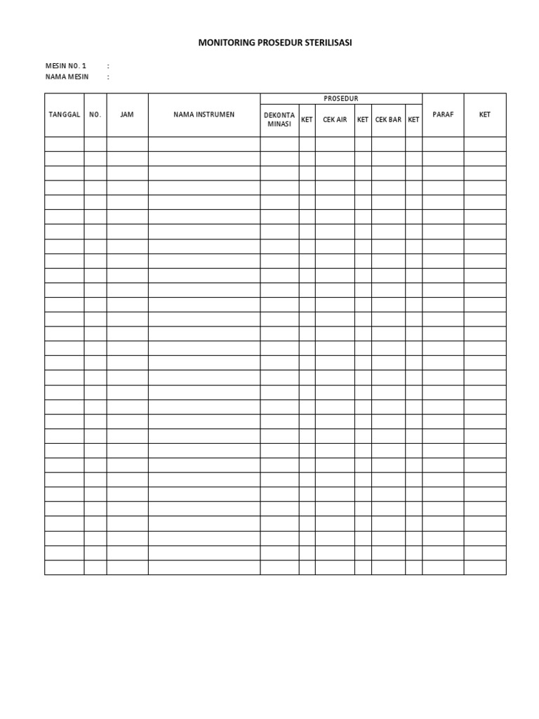 Form Monitoring | PDF