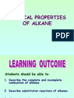 CHEMICAL PROPERTIES OF ALKANES
