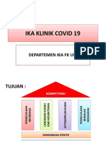 Ika Klinik Covid 19: Departemen Ika FK Uki