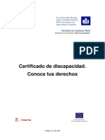 El Certificado de Discapacidad - Conoce Tus Derechos - Versión Lectura Fácil