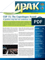 COP 15: The Copenhagen Accord: A Positive Step But Not Ambitious Enough