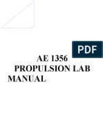 AE 1356 Propulsion Lab Manual