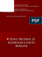 Decebal Și Razboaiele Daco Romane