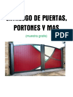 Catalago de Puertas y Portones