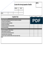 Daily AFF Inspection Checklist