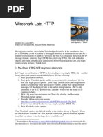 Wireshark Lab: HTTP: 1. The Basic HTTP GET/response Interaction